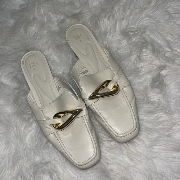 Metal embellished mule loafers. - Picture 4 of 5